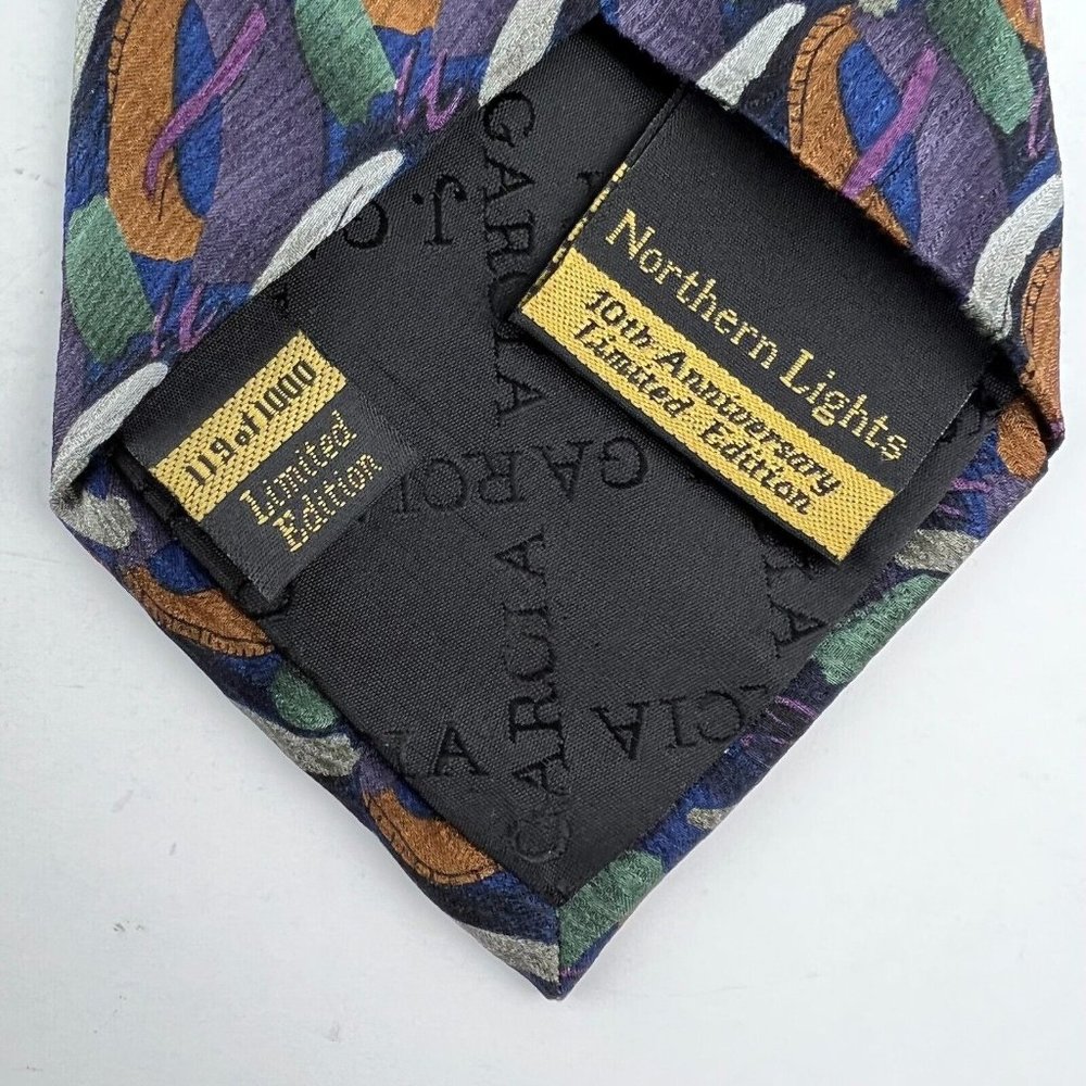 Jerry Garcia Neck Tie Northern Lights 10th Anniversary Limited Edition 119/1000 - Picture 3 of 4